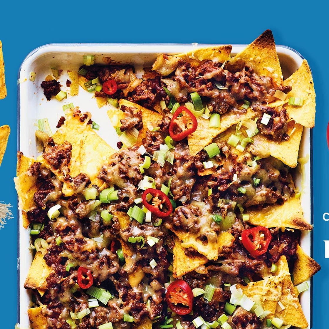 Tex Mex loaded nachos