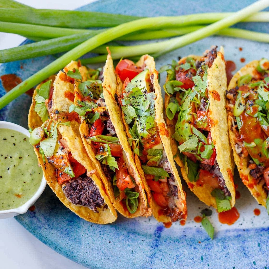 Crispy Baked Vegetarian Tacos Recipe
