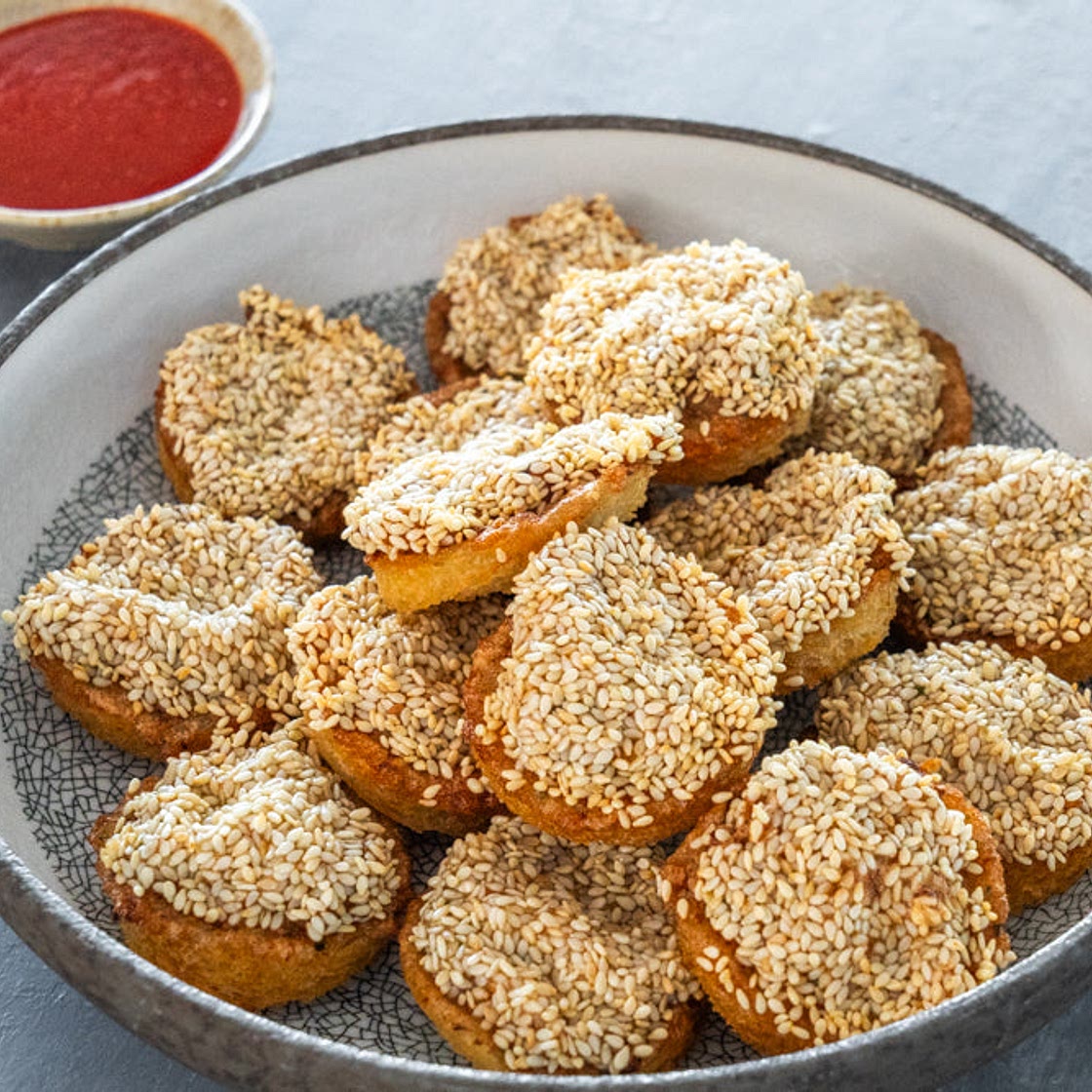 Prawn toast bites
