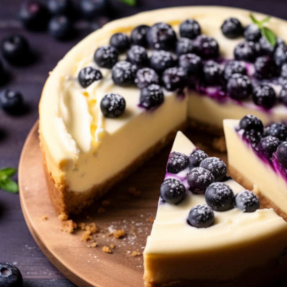 Blueberry Banana Cream Pie