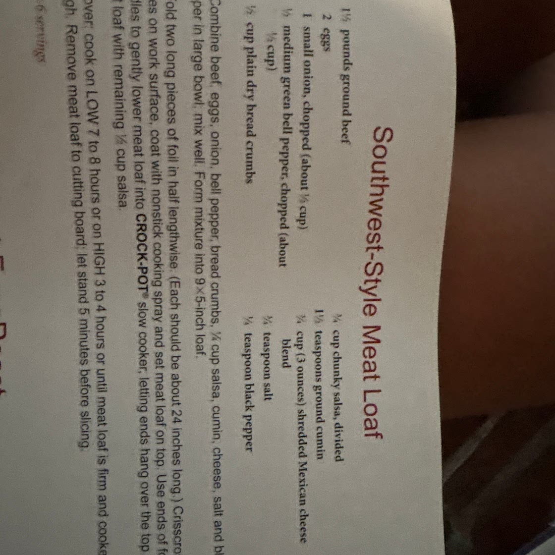 Southwest Style Meat Loaf