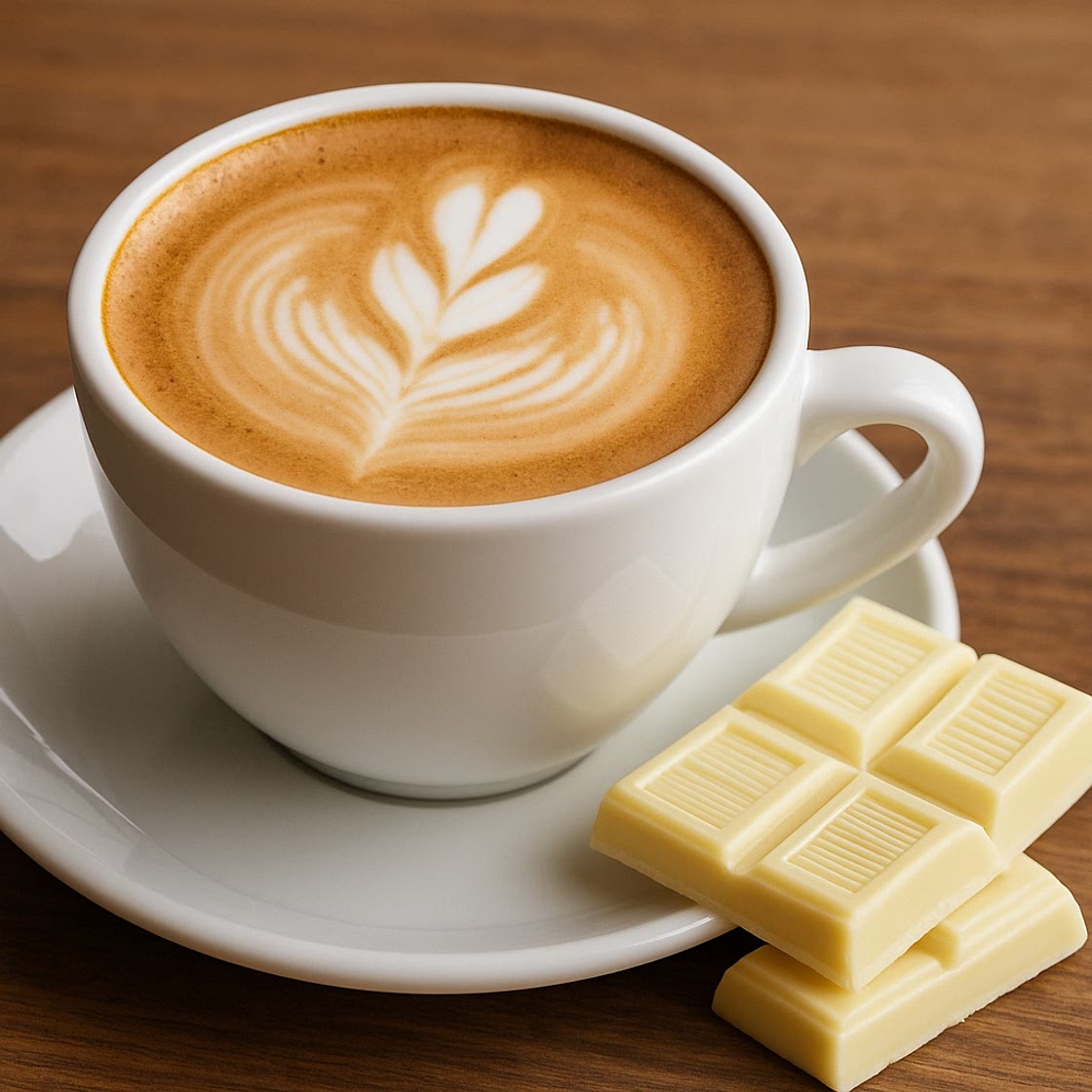Café con chocolate blanco