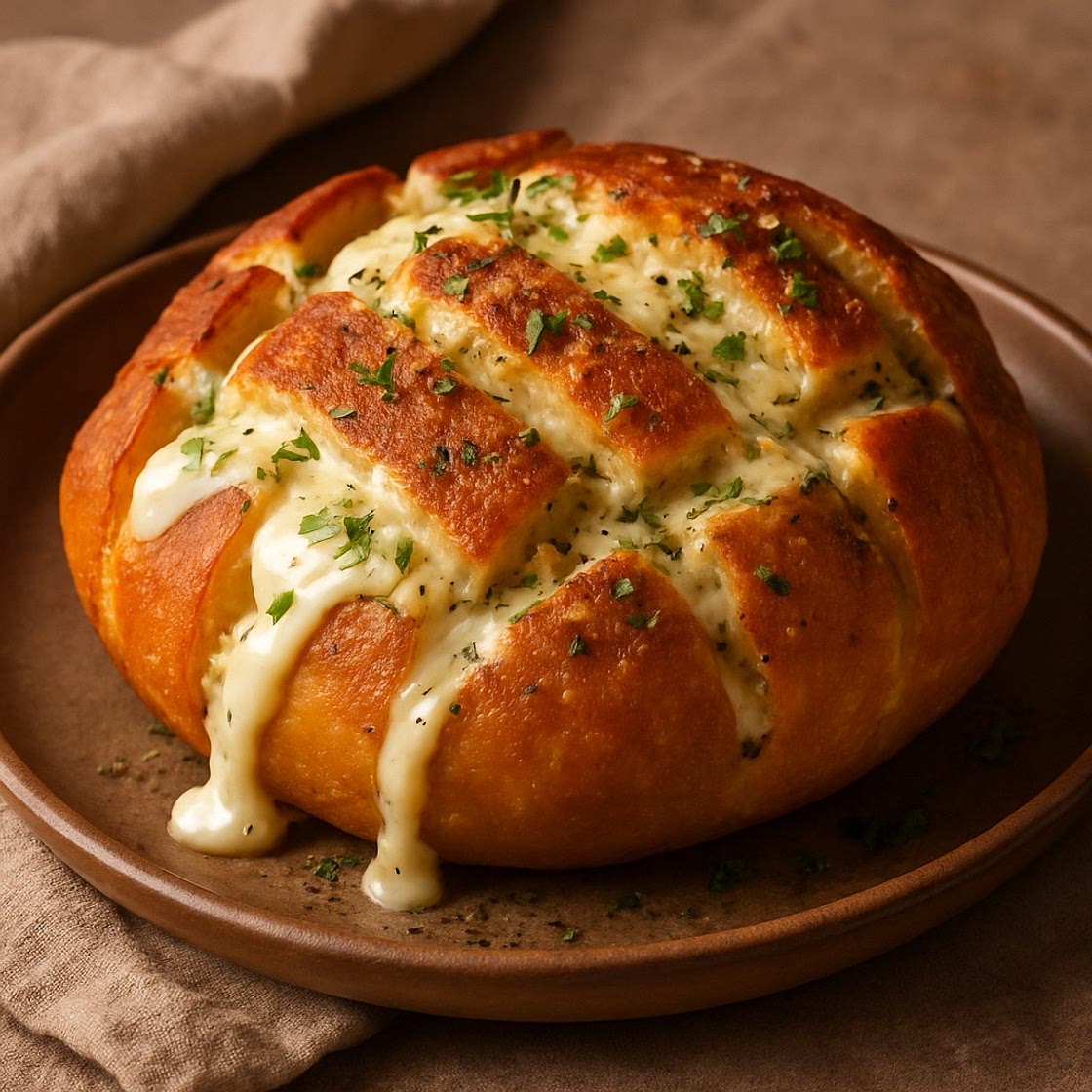 Pan a la mozzarella
