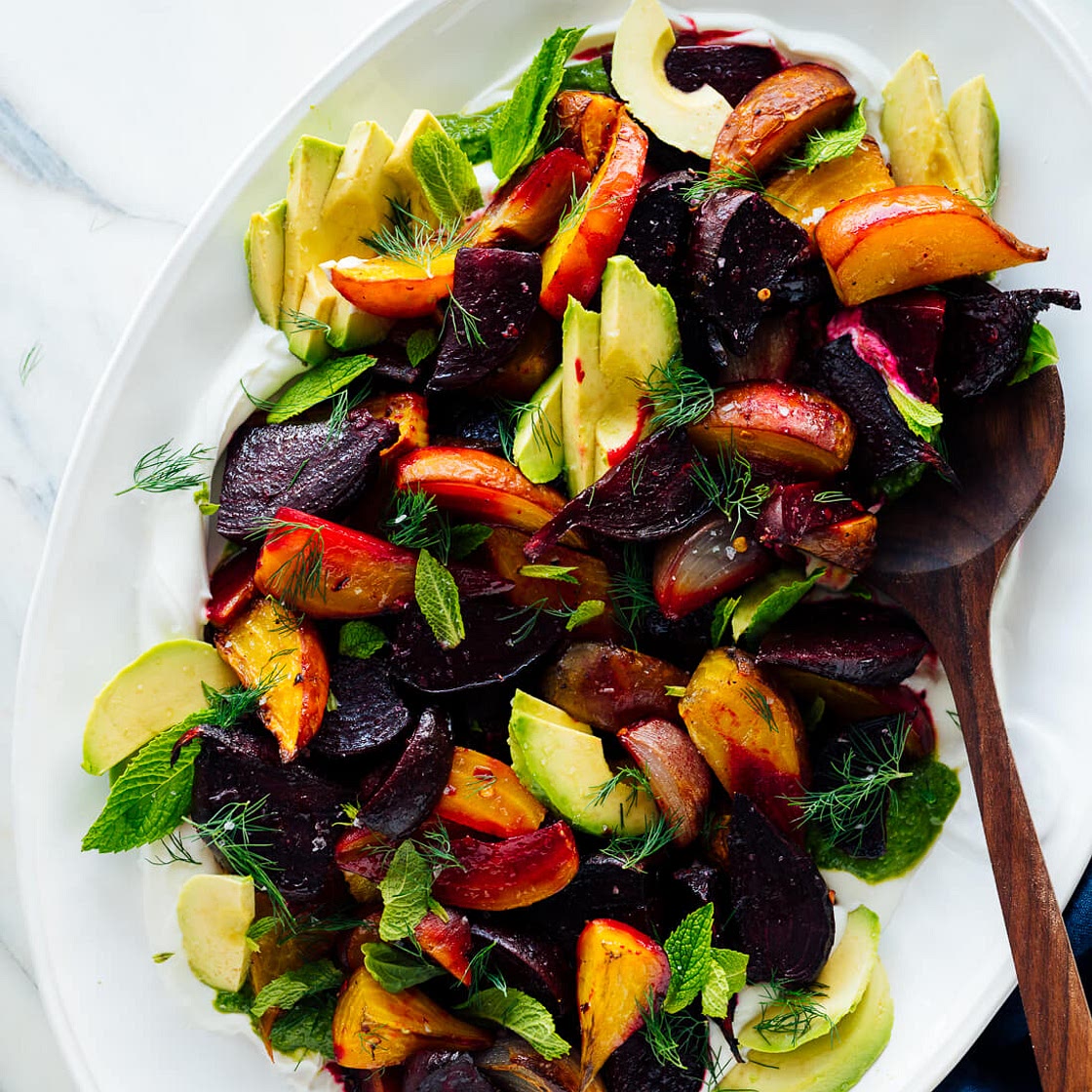 Gaby's Roasted Beets and Labneh