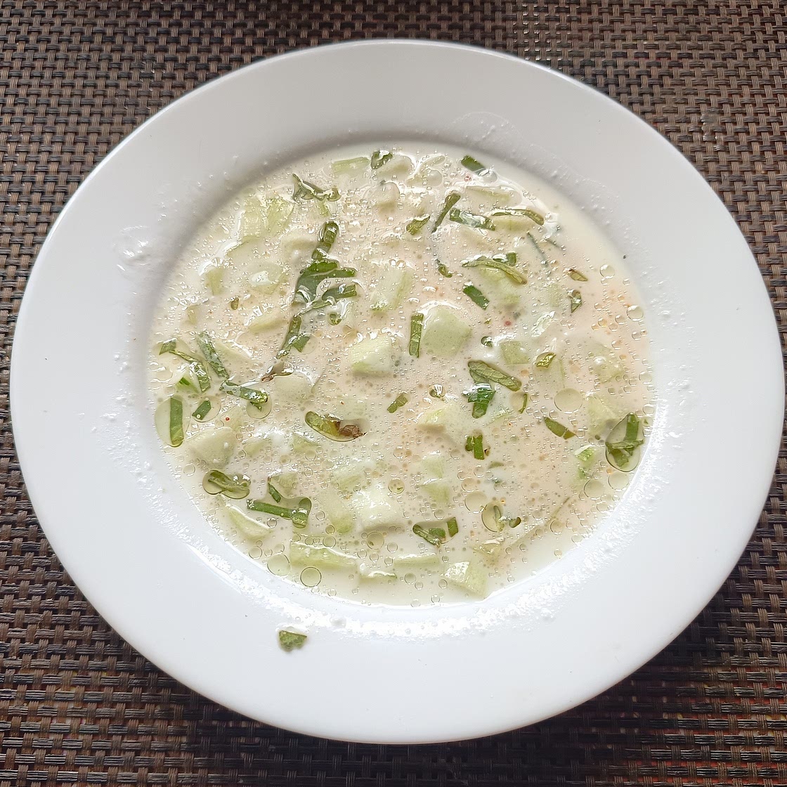 JC's Cold Yogurt-Cucumber Soup
