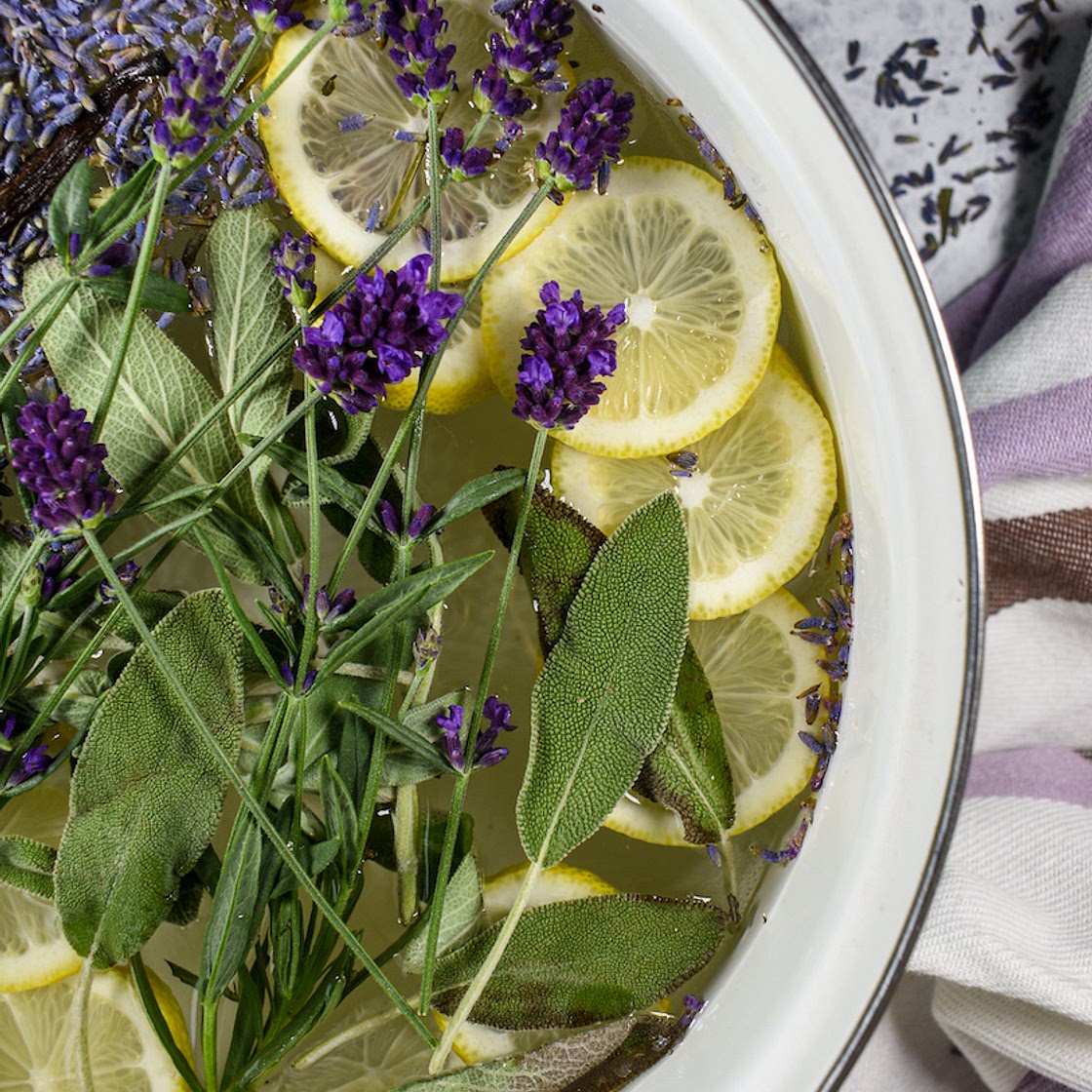 Lavender Simmer Pot