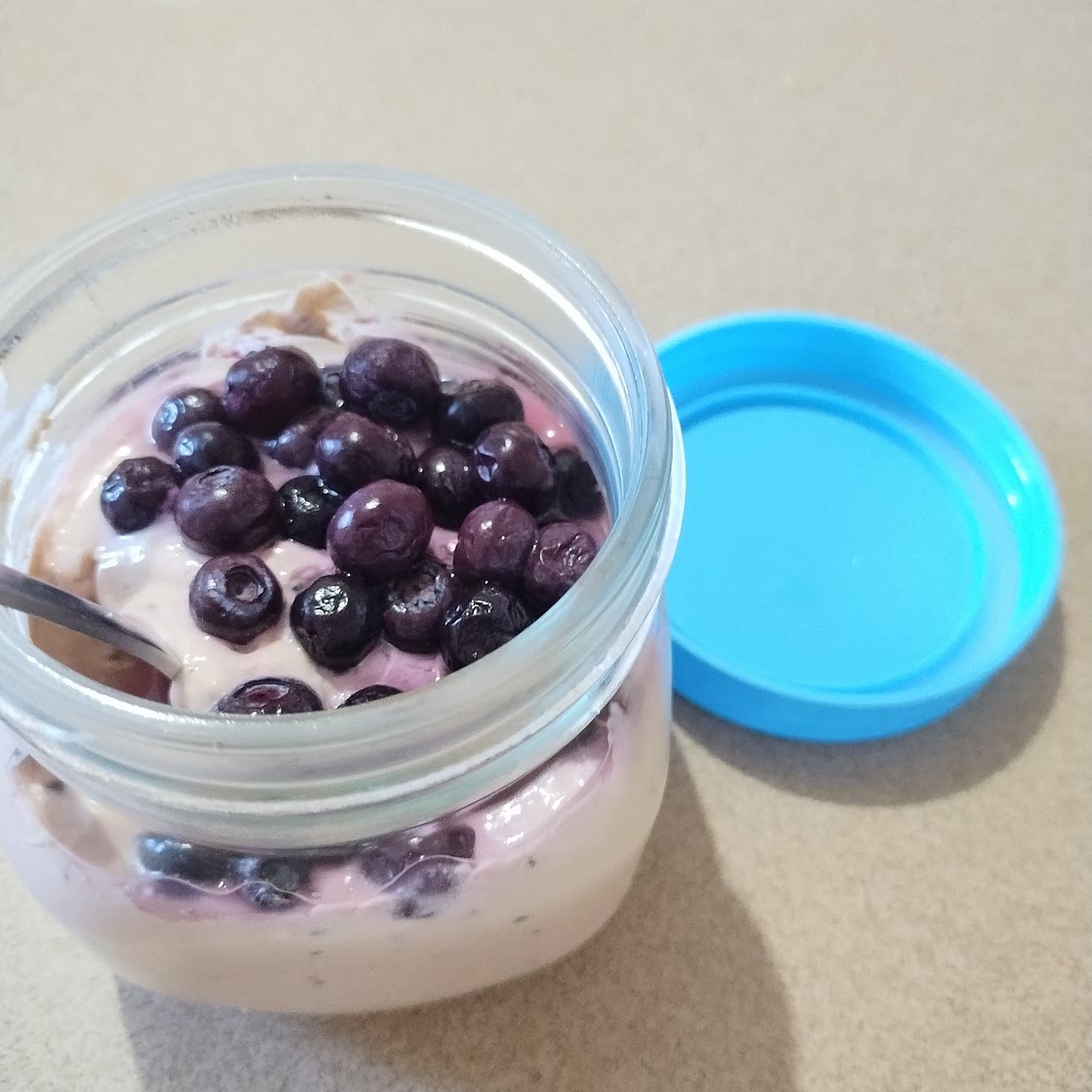 Blueberry Chocolate Yogurt