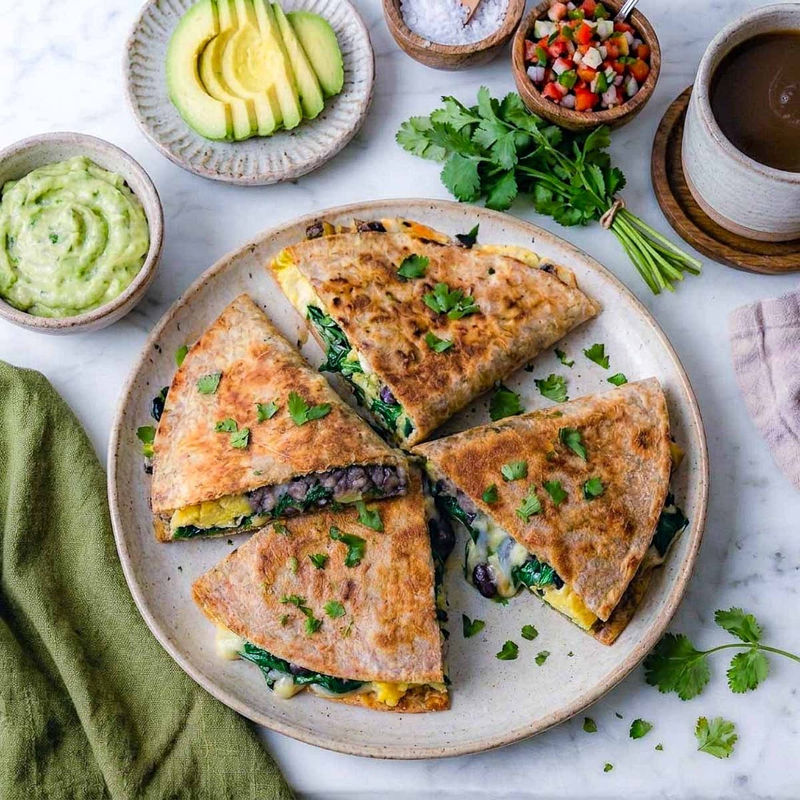 Freezer Breakfast Quesadilla