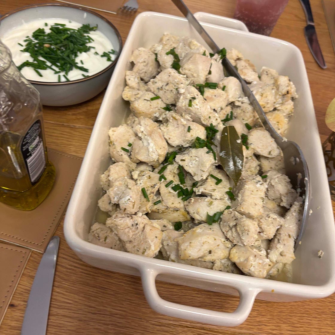 Greek Chicken Souvlaki Recipe with Tzatziki