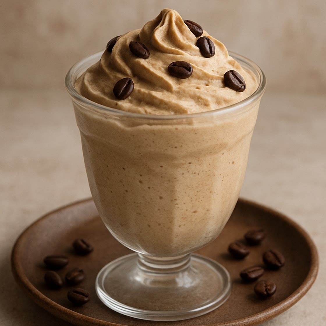 Mousse de café helado
