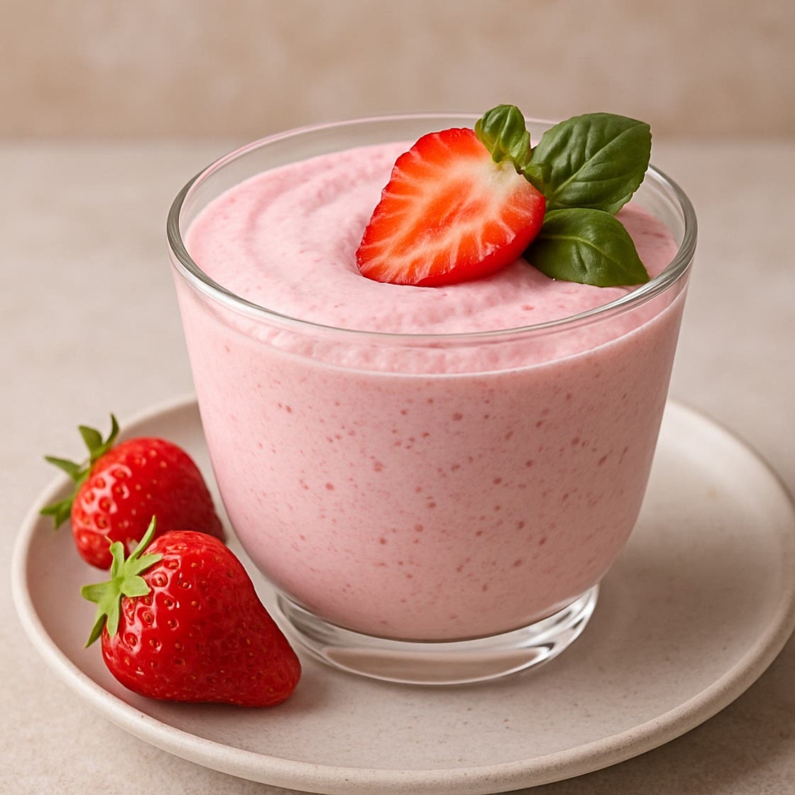 Mousse de fresa