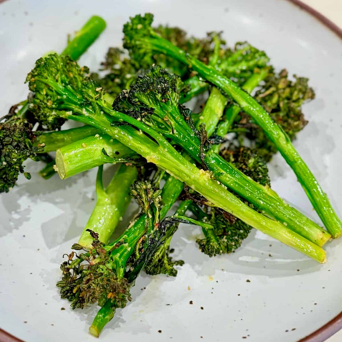 Air Fryer Baby Broccoli