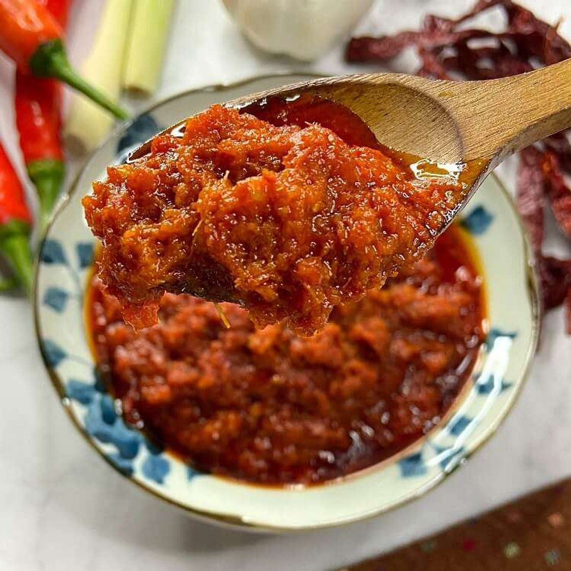 Sambal Chilli Recipe 参巴辣椒酱