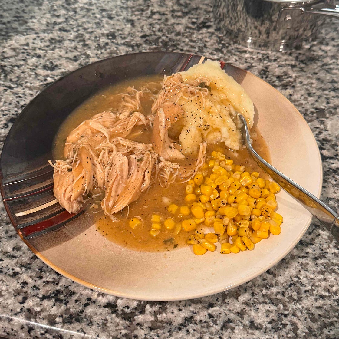 Chicken and Gravy in Crock Pot