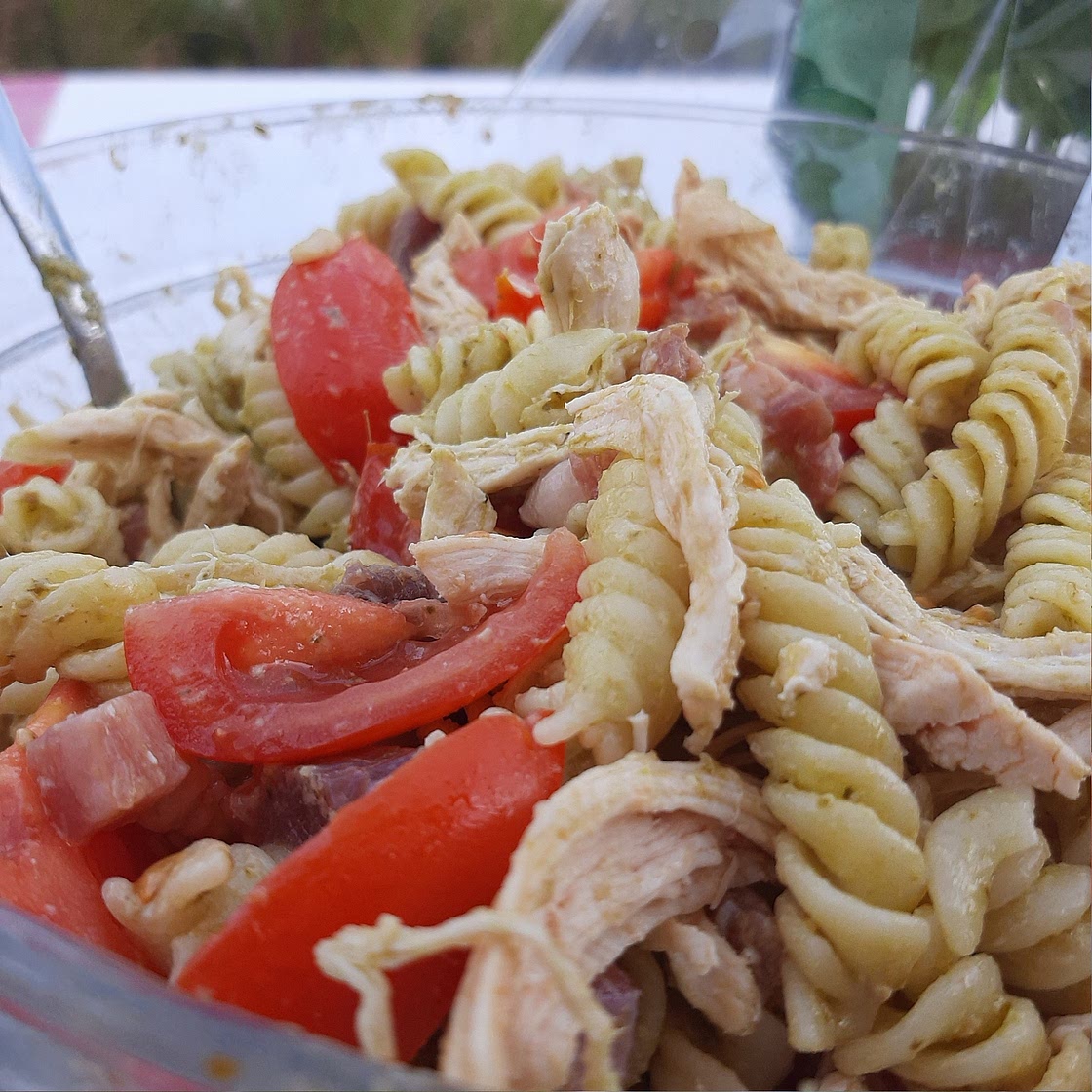 Chicken Pesto Pasta Salad