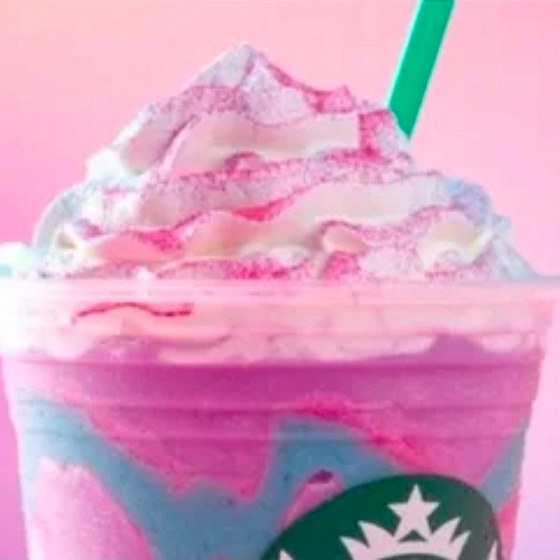 Copycat Starbucks unicorn frappuccino
