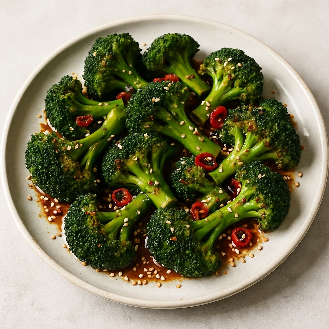 Sesame and Chilli Broccoli