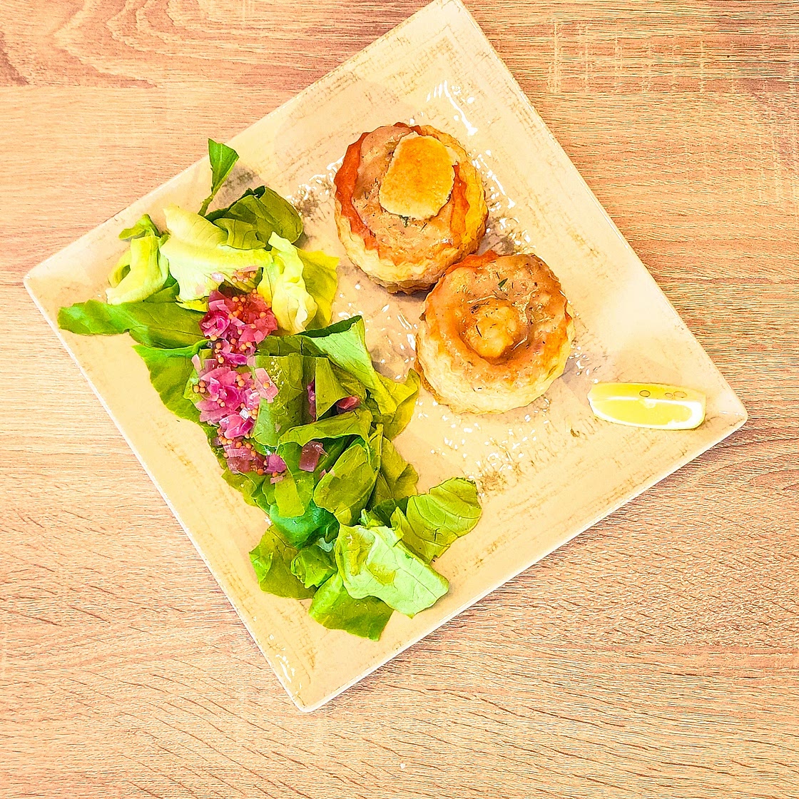 Vol-au-vents aux crevettes
