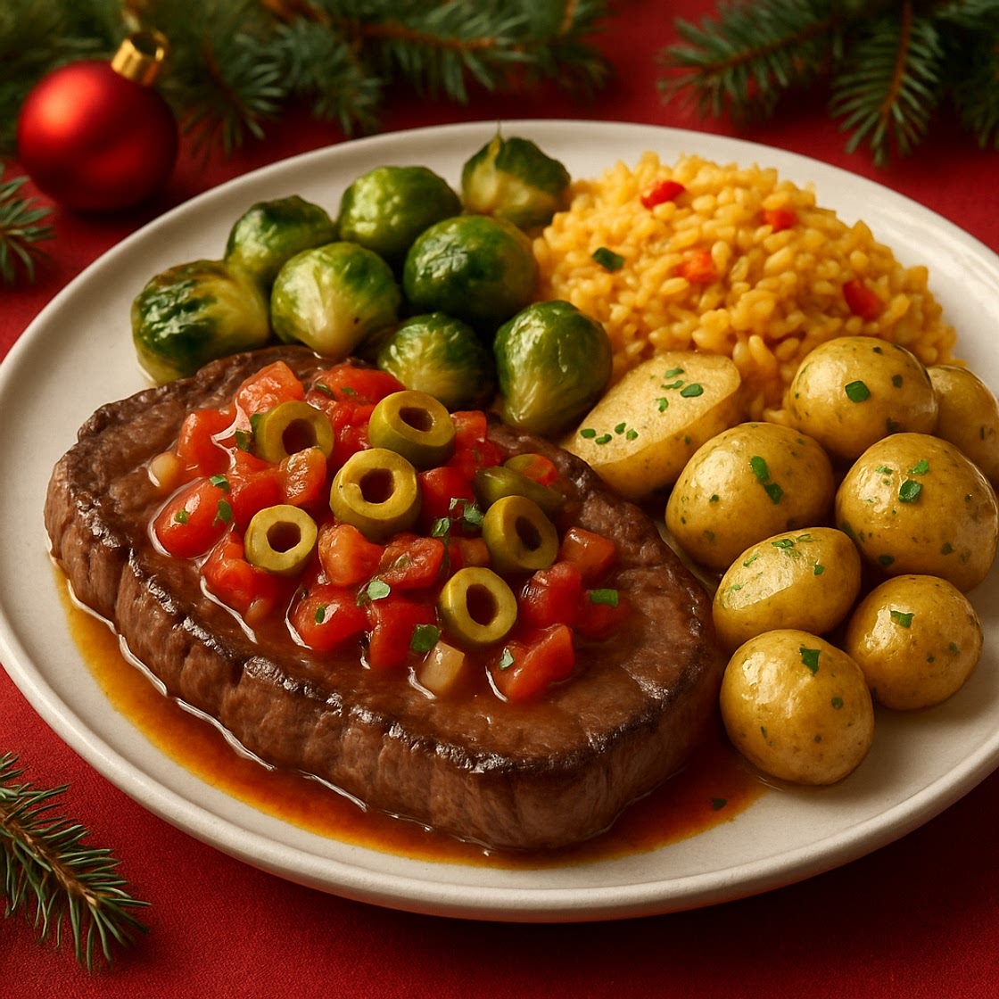Filete a la navideña
