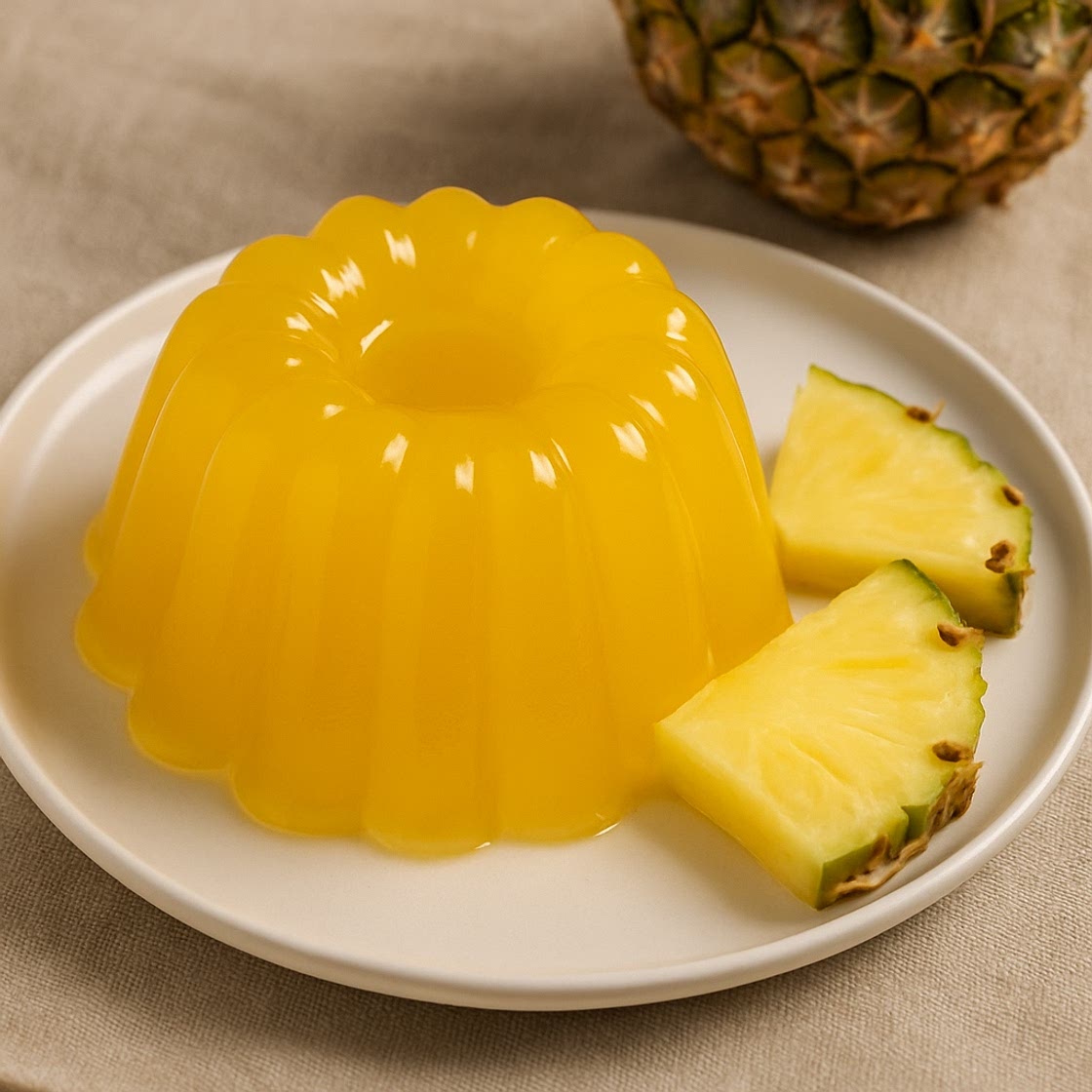 Gelatina de piña