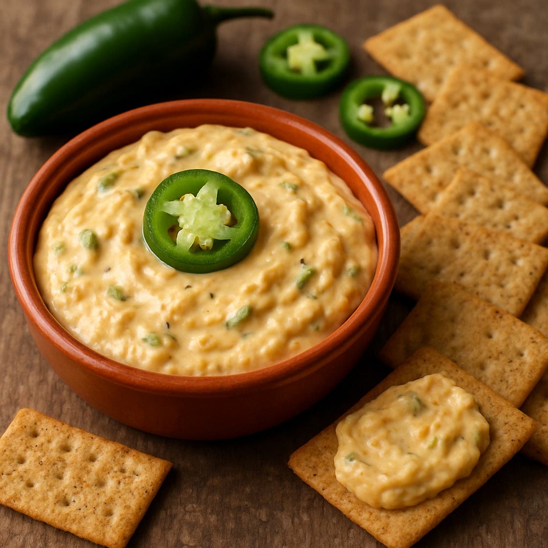 Queso jalapeños para untar