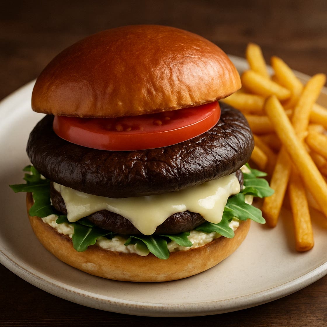 Hamburguesa de Portobello