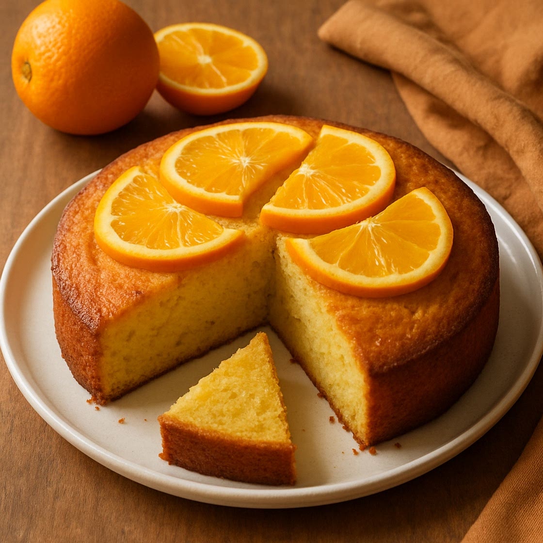 Pastel de naranja