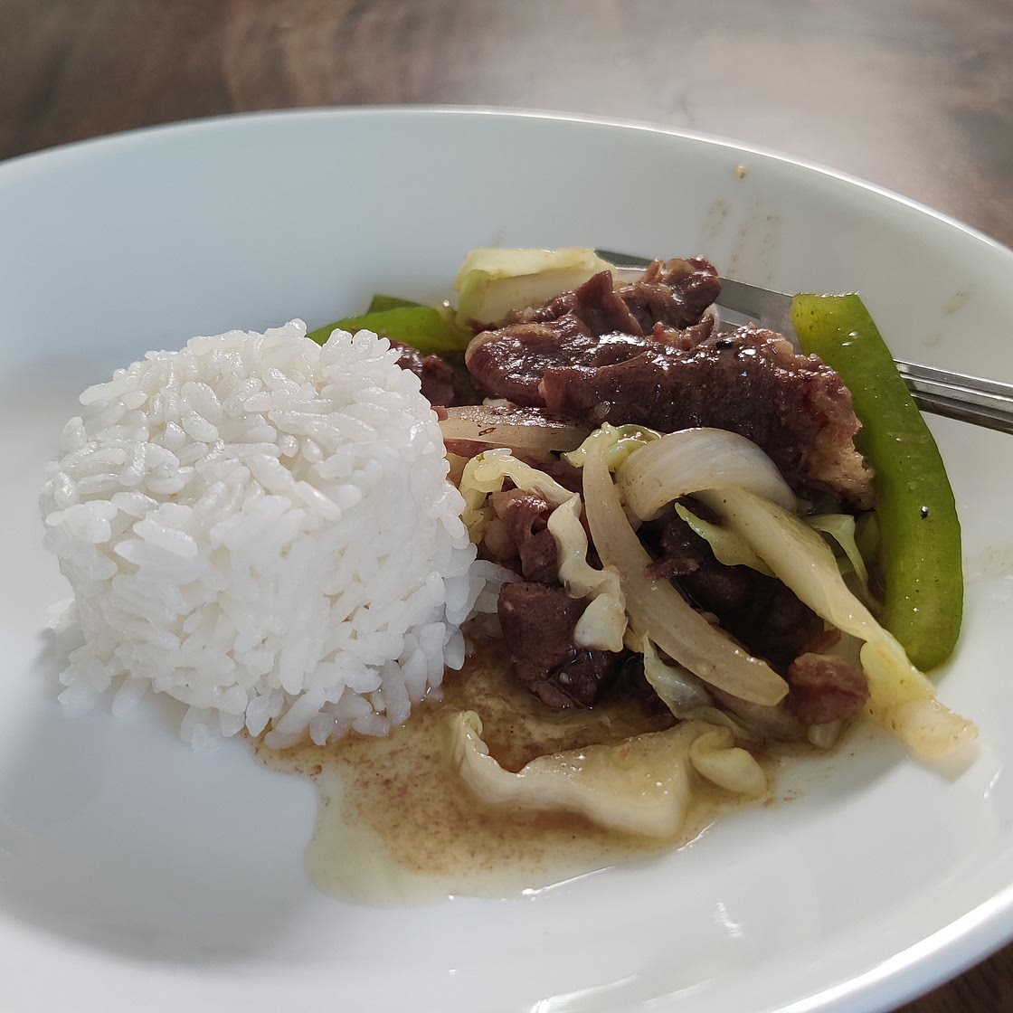 One pot beef & vegetables stir fry (gyudon/sukiyaki sauce)