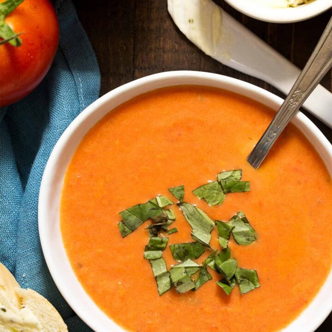 Tomato Soup With Fresh Tomatoes