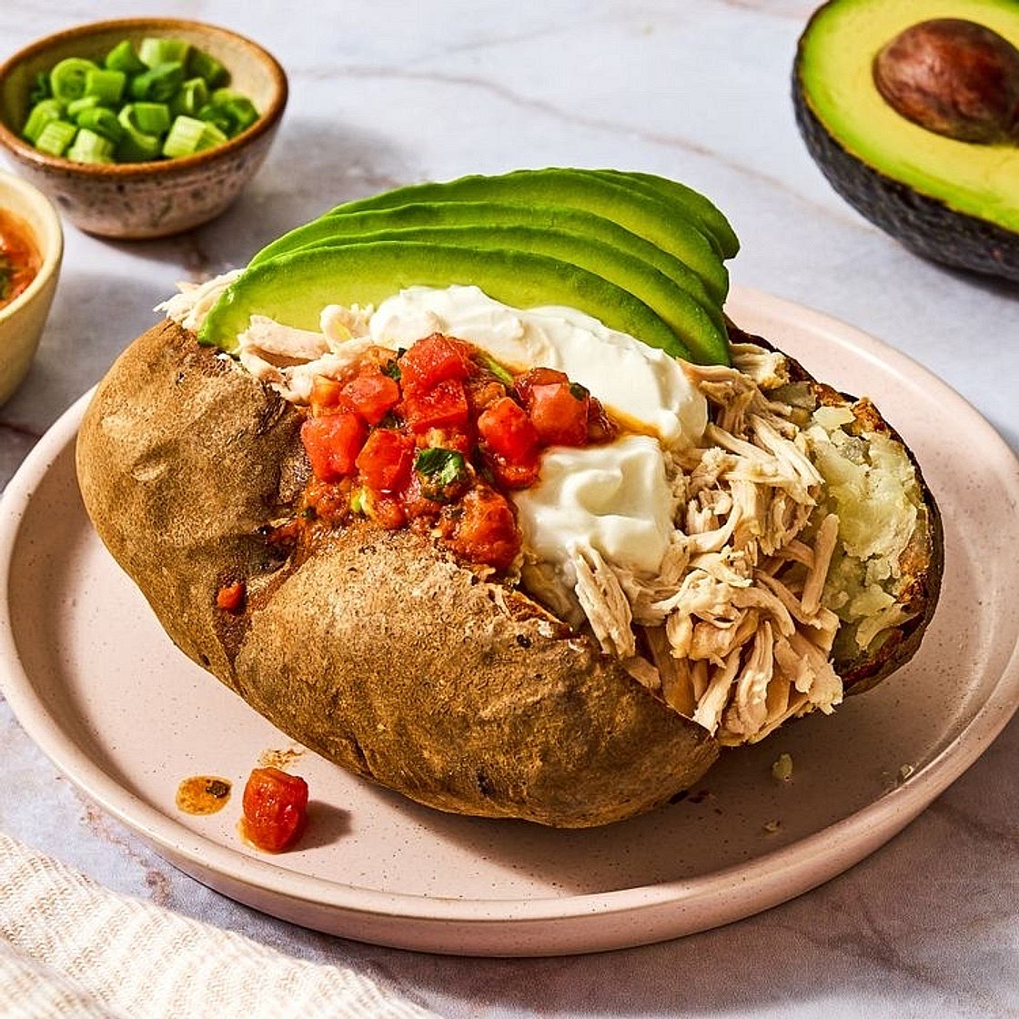 Stuffed Potato with Chicken