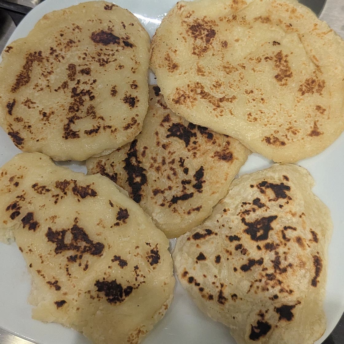 2 Ingredient Dough Naan Bread- No Yeast!
