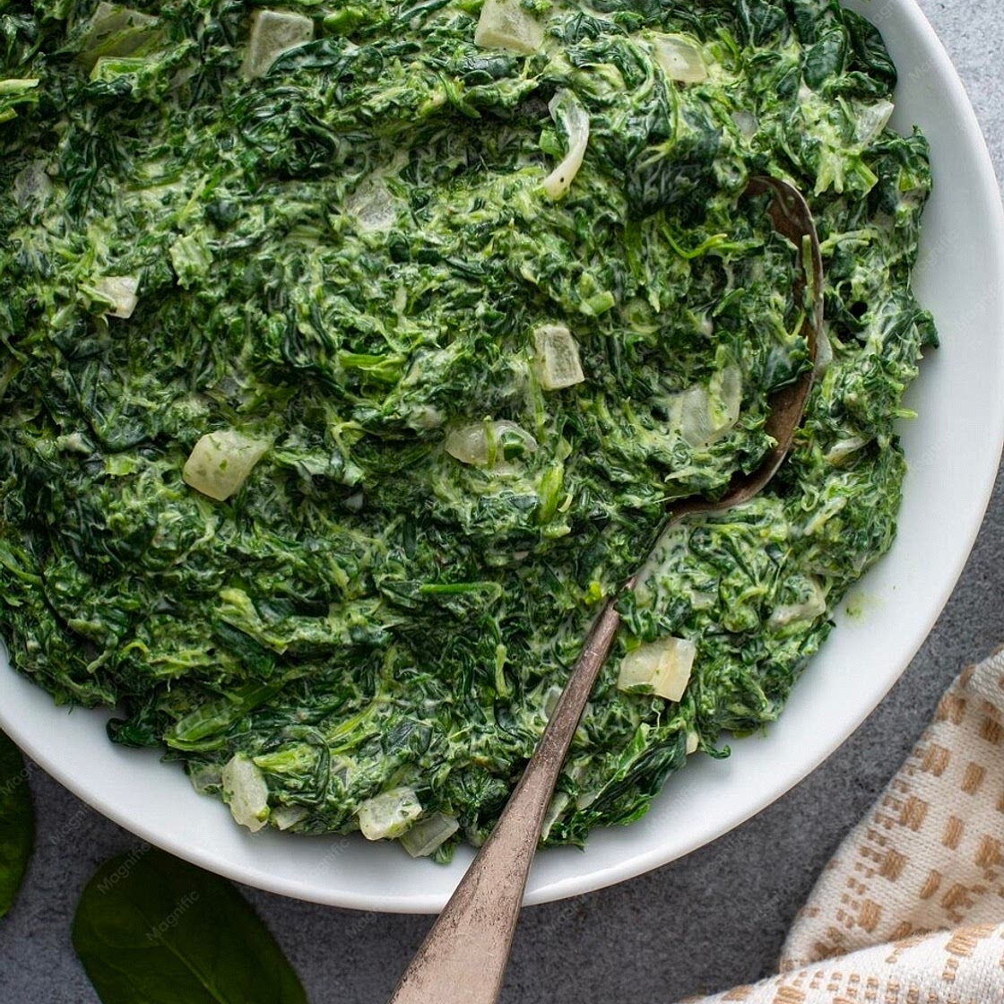 Creamy Steakhouse Spinach