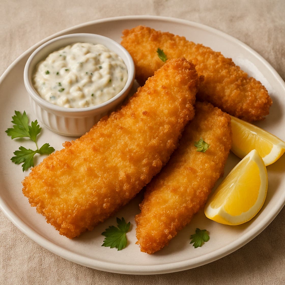 Aderezo tártara / Pescado empanizado