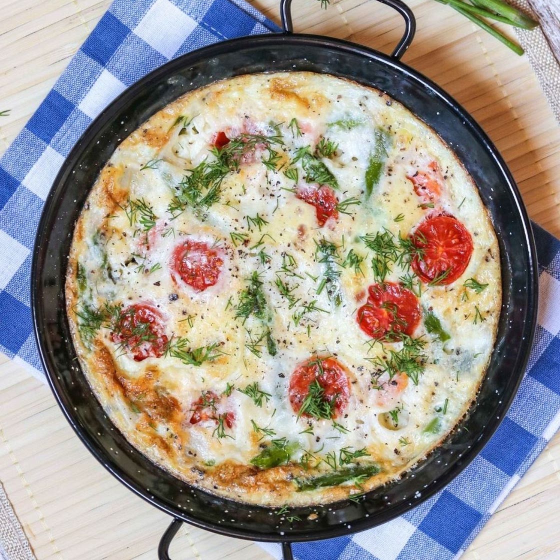 Omelet with Smoked Salmon and Feta