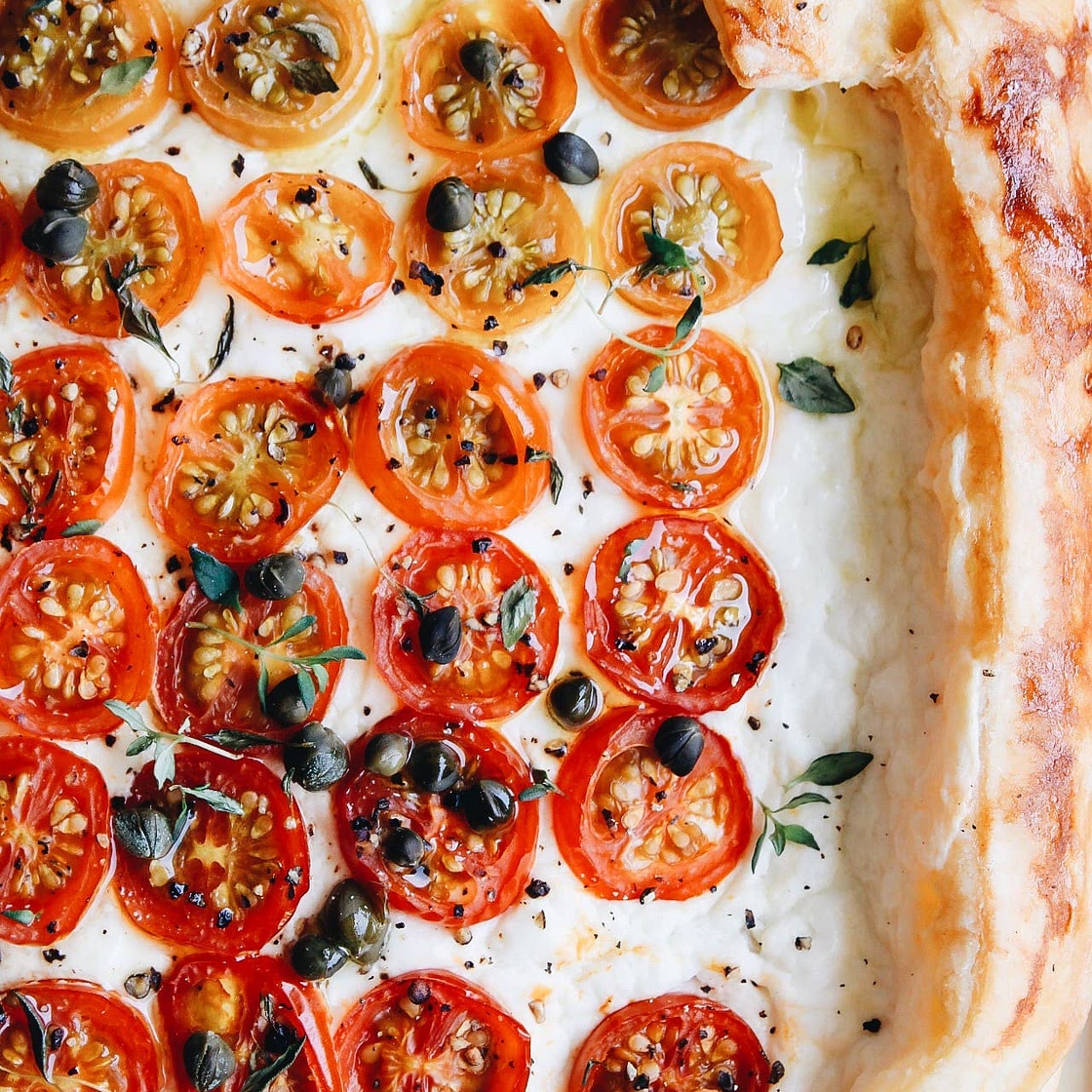 Puff Pastry Tomato Tart Recipe