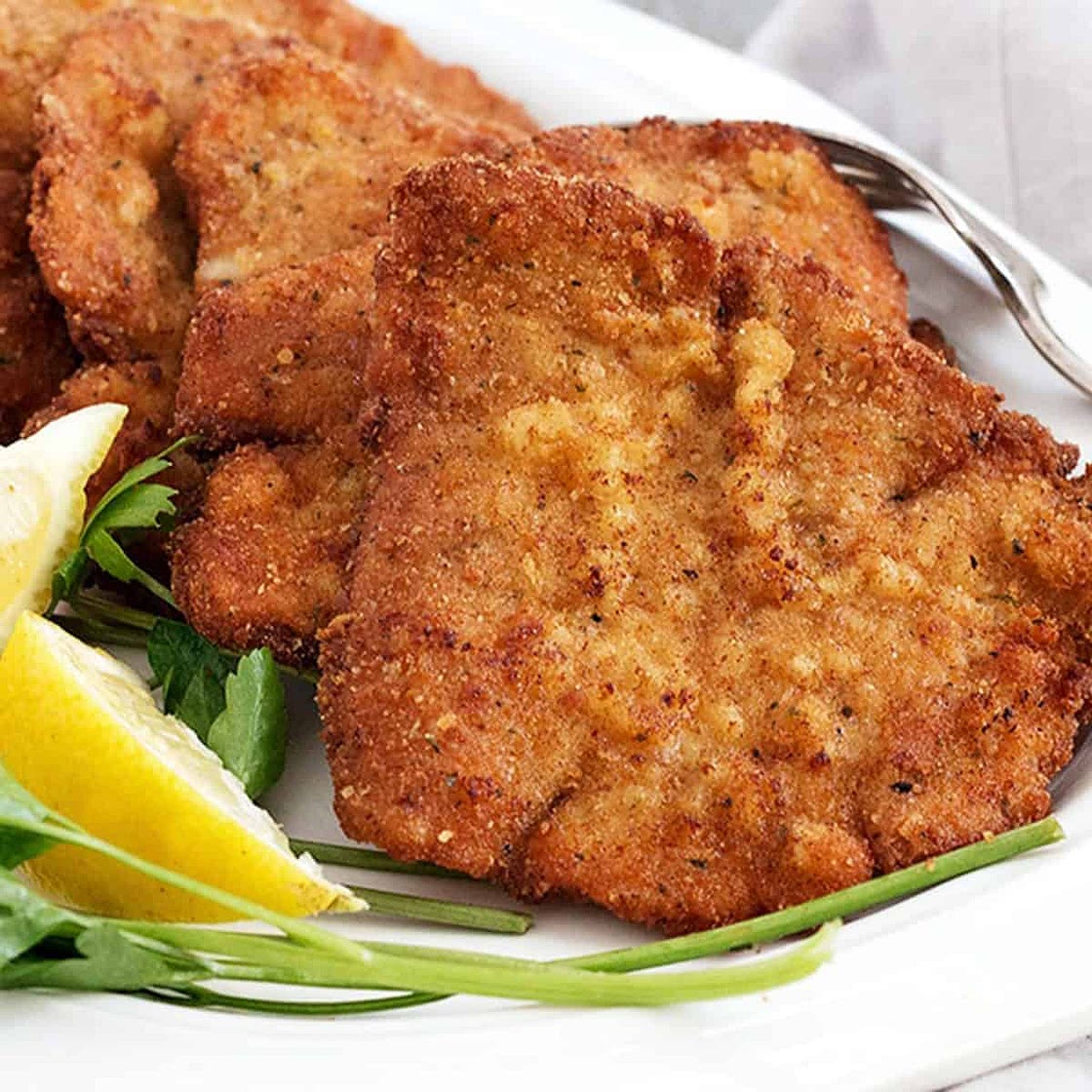 Classic Pork Schnitzel with Pork Loin Chops