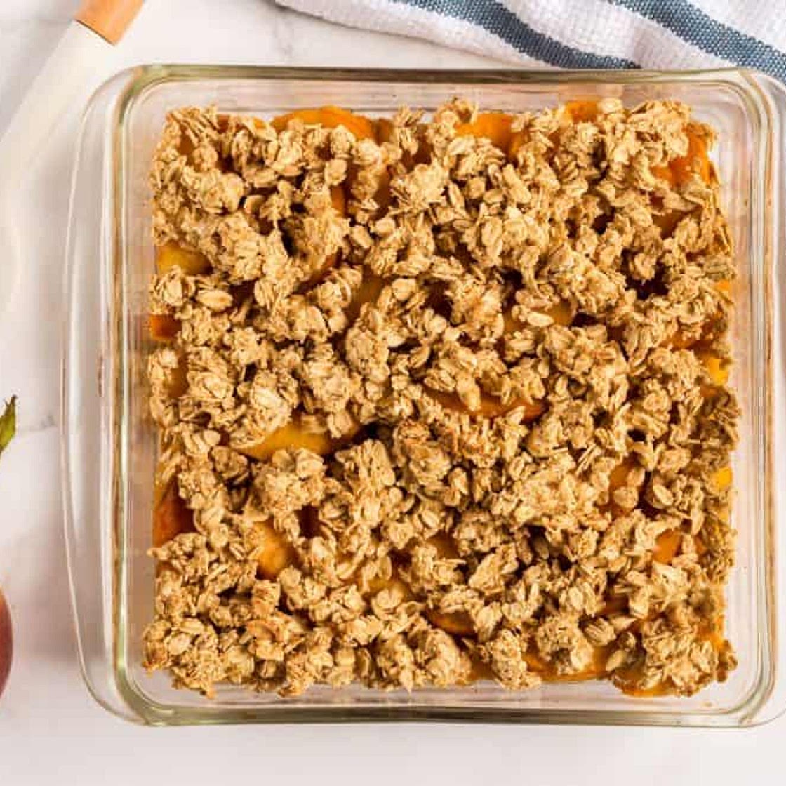 Vegan Peach Crisp