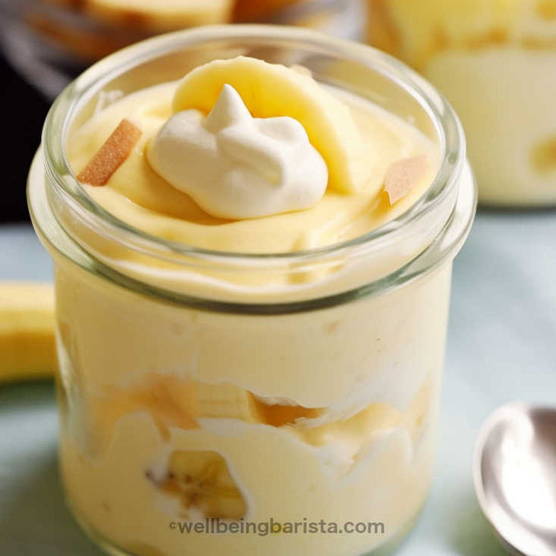 Healthy Banana Pudding with Greek Yogurt