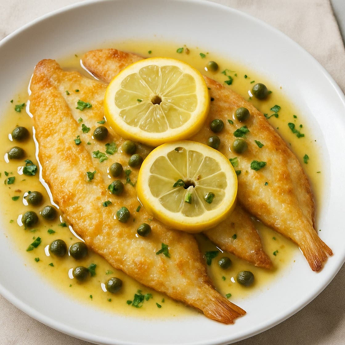 Flounder Piccata