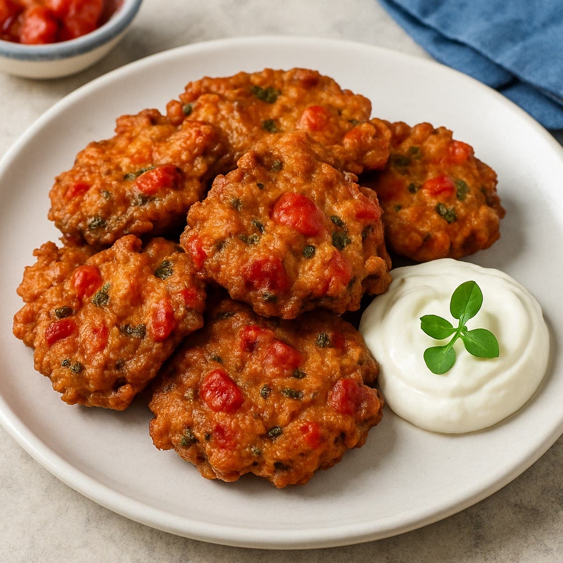 Santorini tomato fritters