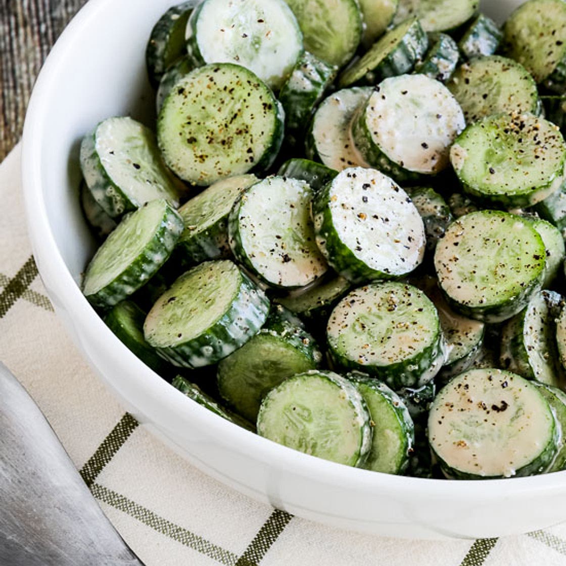 Cucumber Salad with Balsamic Dressing