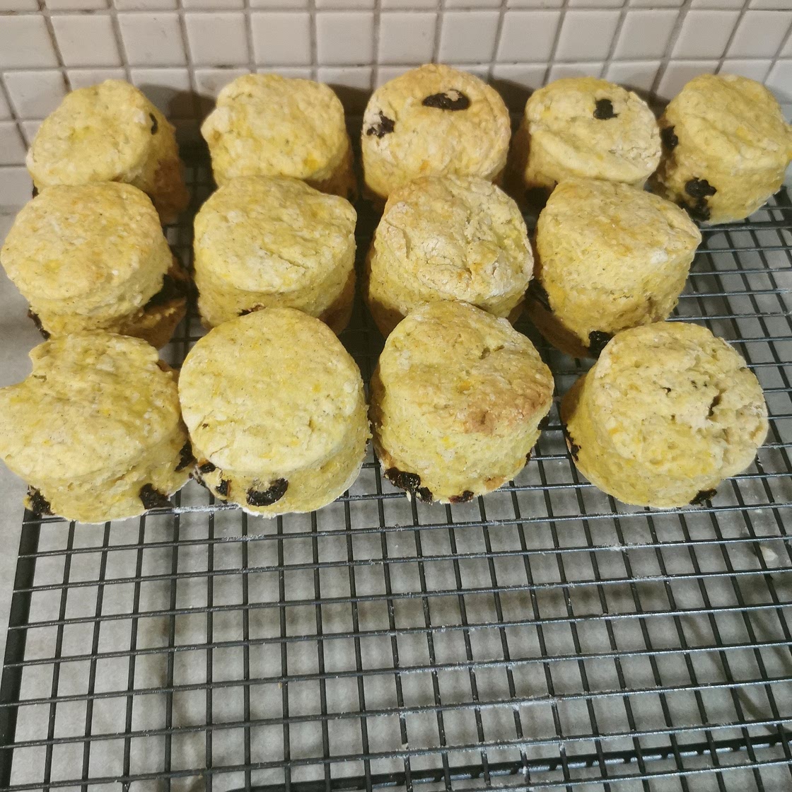 Pumpkin scones 
