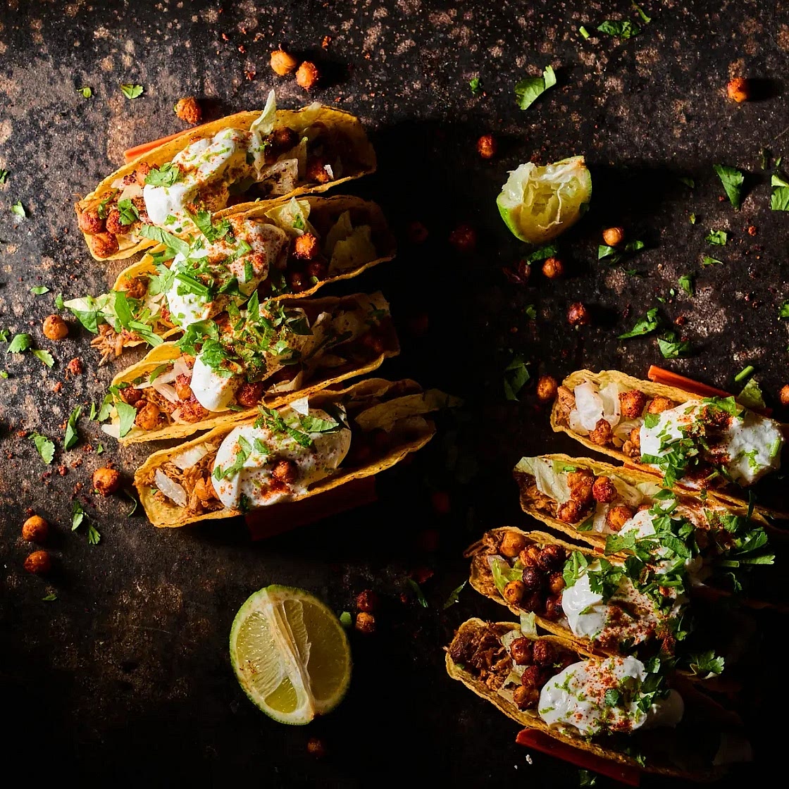 Mexican Shredded Chicken Tacos