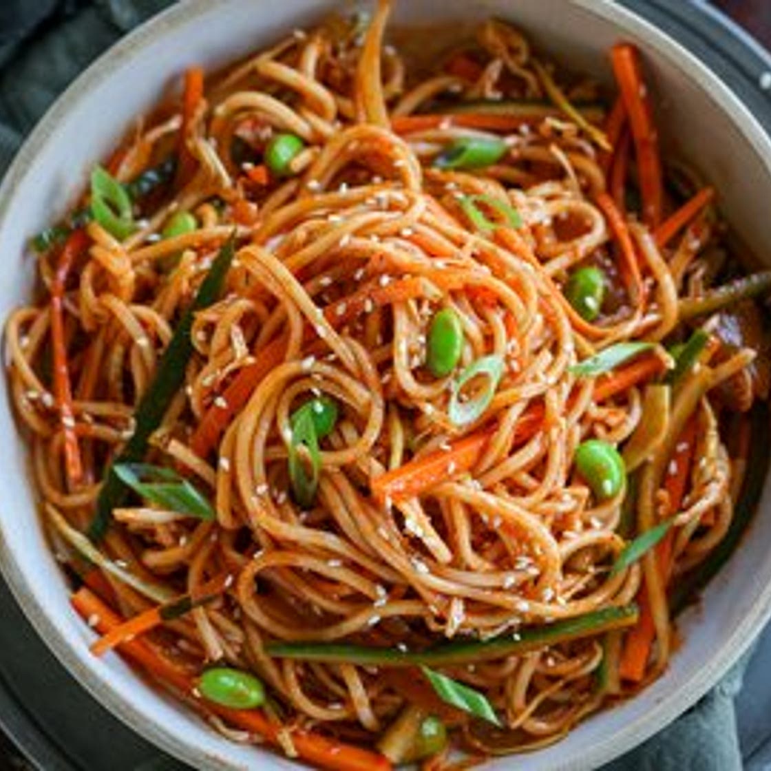 Bibim Guksu - Spicy Korean Noodle Salad