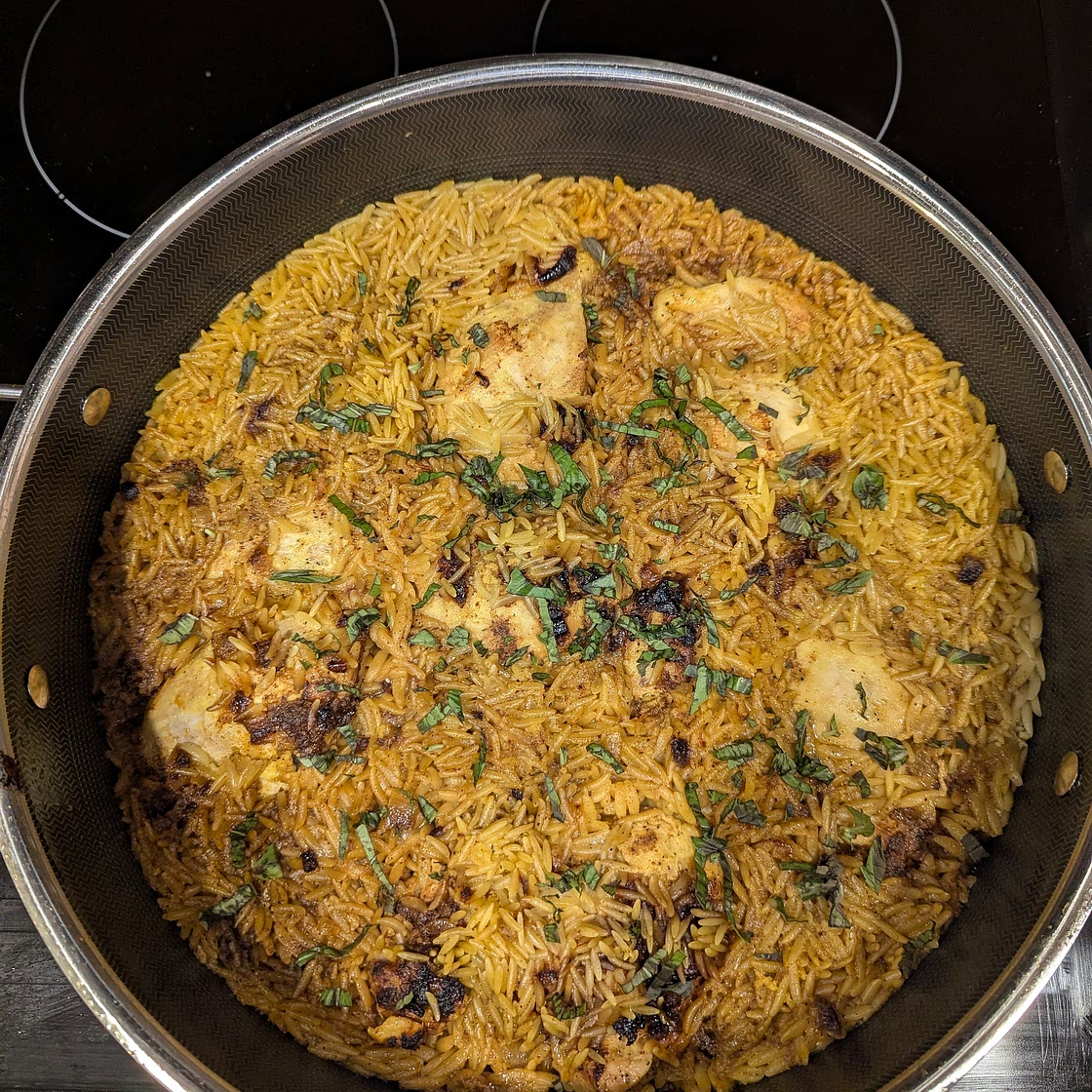 Lemon chicken orzo