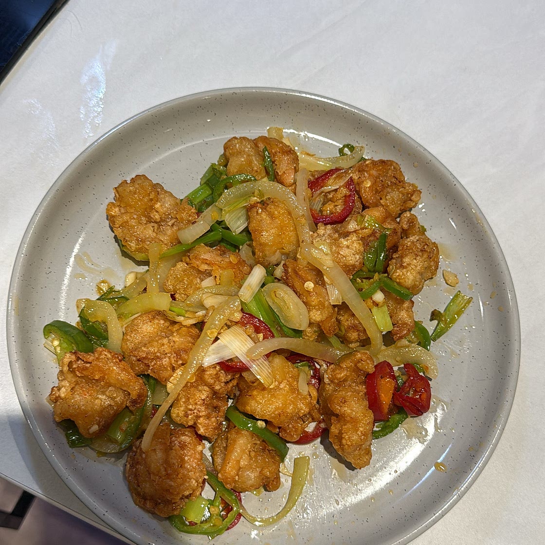 SALT AND CHILLI KING PRAWNS