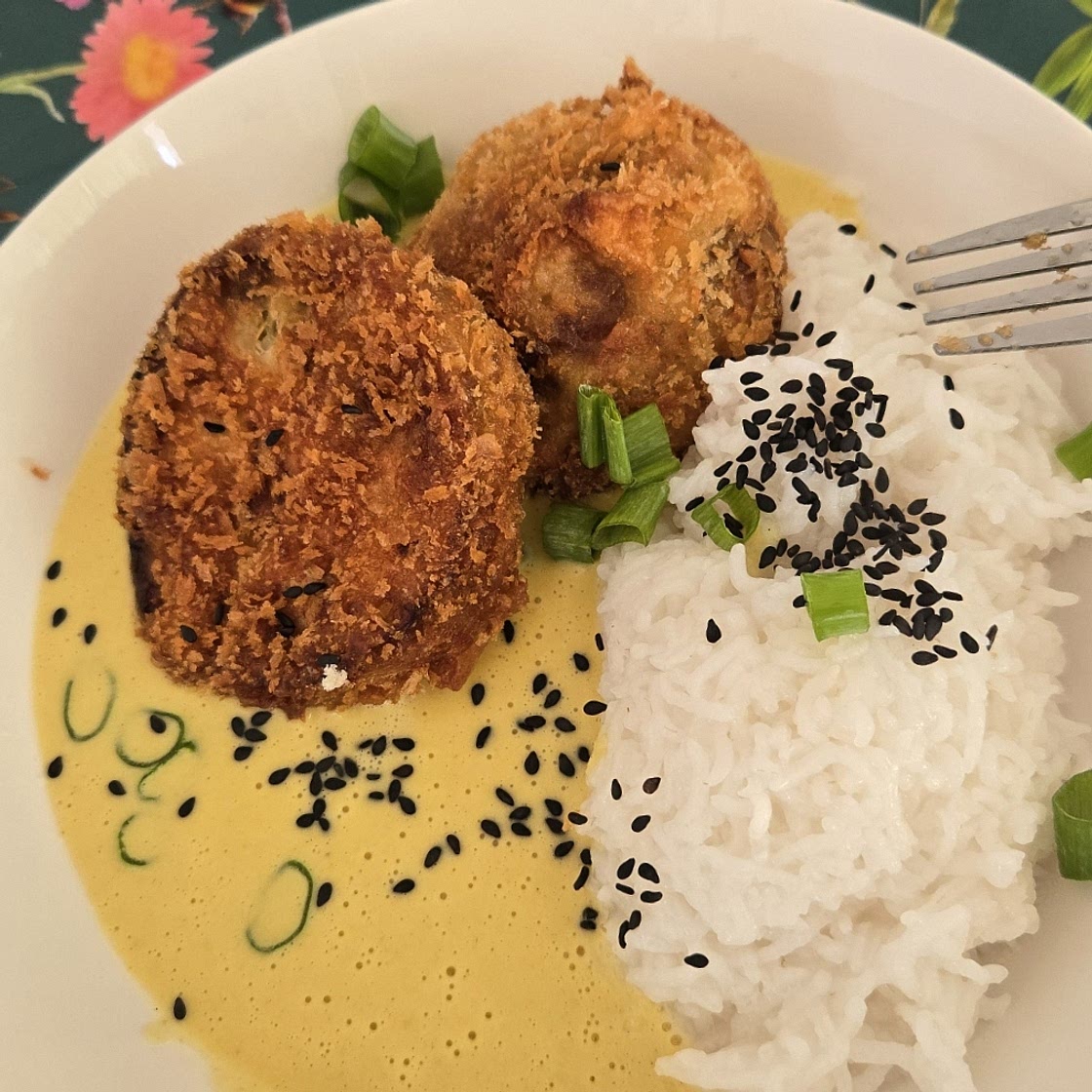 Aubergine Katsu Curry