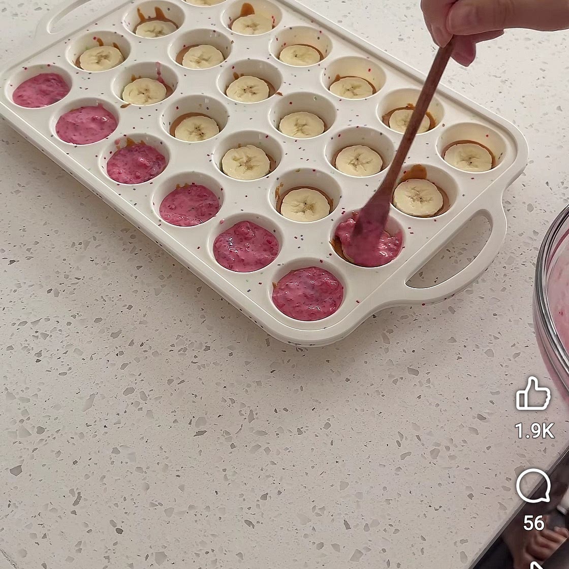 Peanut Butter Raspberry Banana Bites