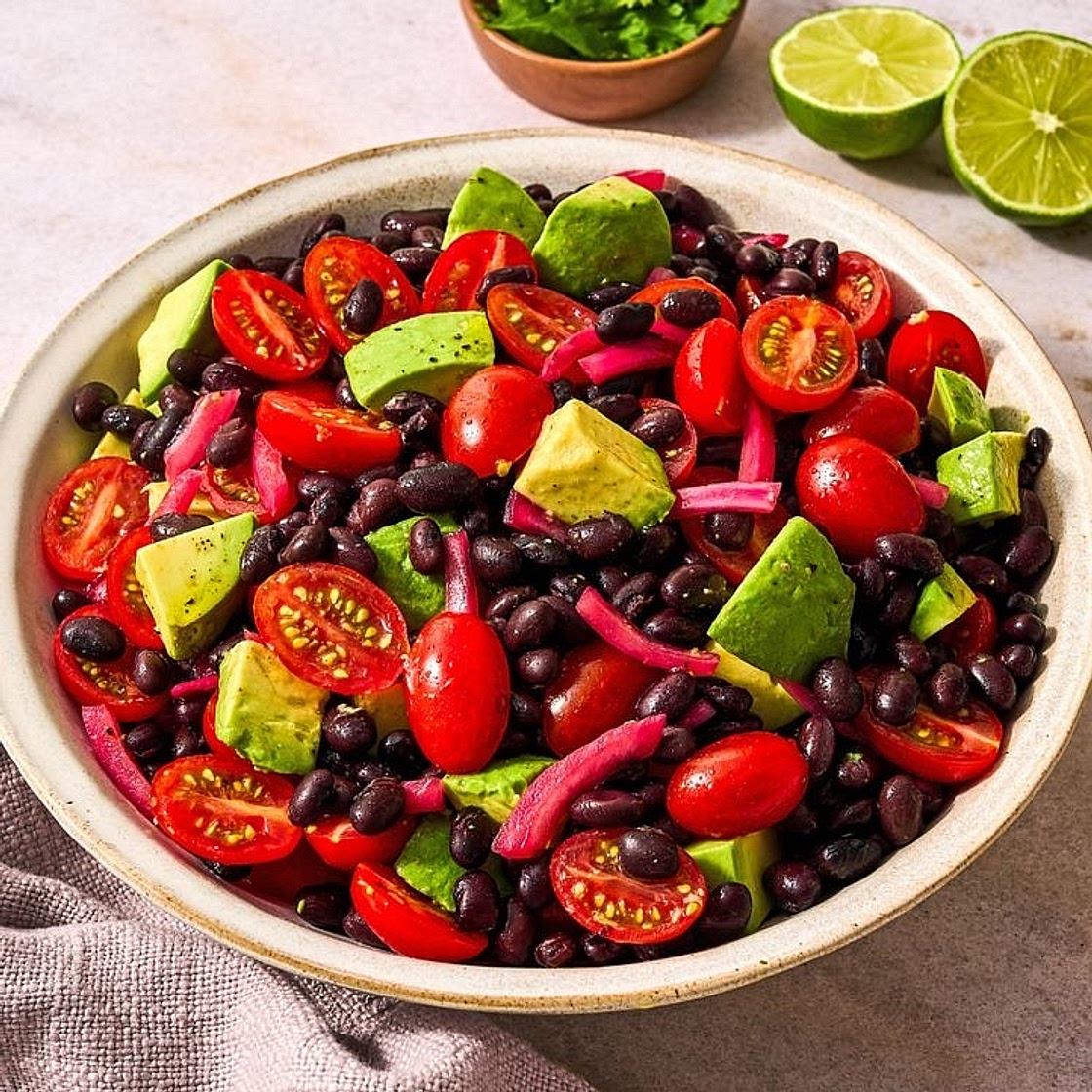 5-Ingredient Avocado & Black Bean Salad