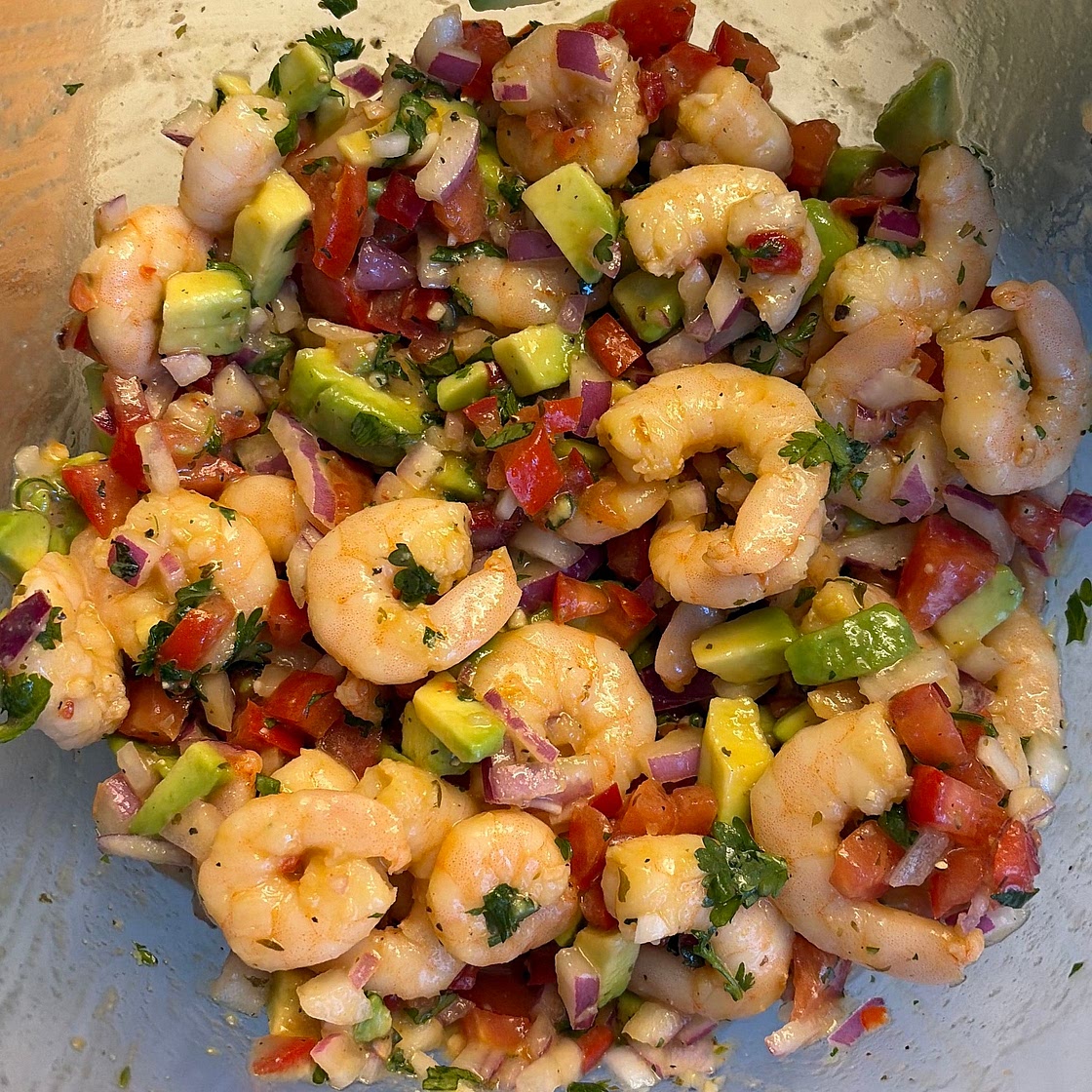 Zesty Lime Shrimp and Avocado Salad
